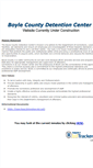 Mobile Screenshot of boylecountydetention.com